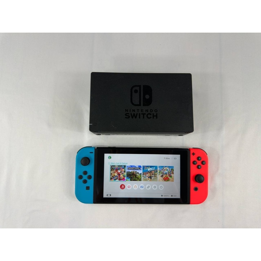 Nintendo Switch V2 HAC-001(-01) 32GB Console + Dock Tested